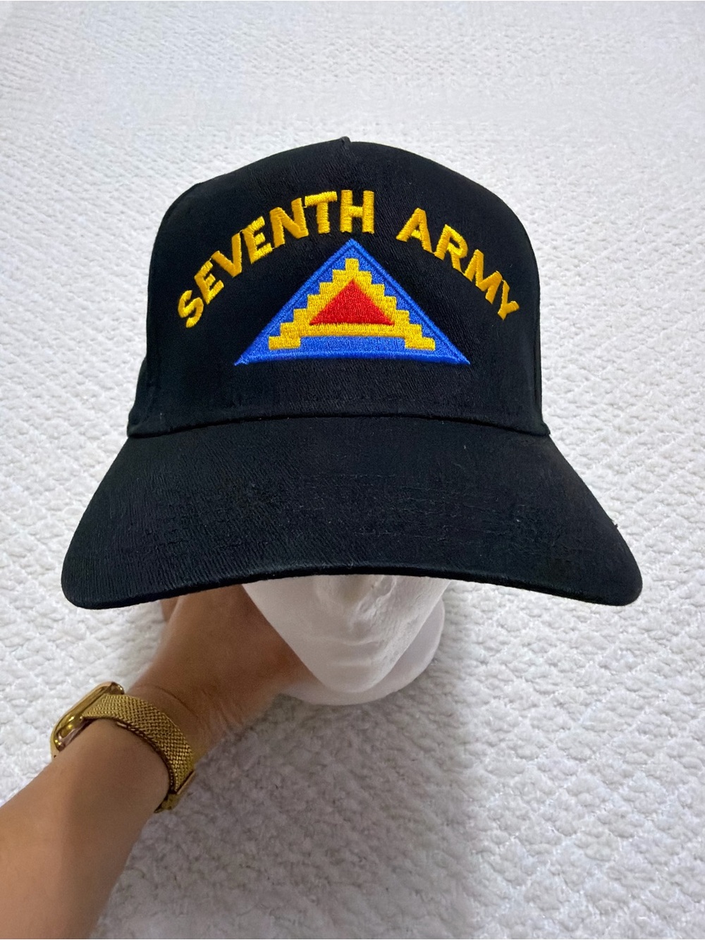 US Army Seventh 7thUnited States Hat Cap Pyramid of Power 7 Steps to Hell